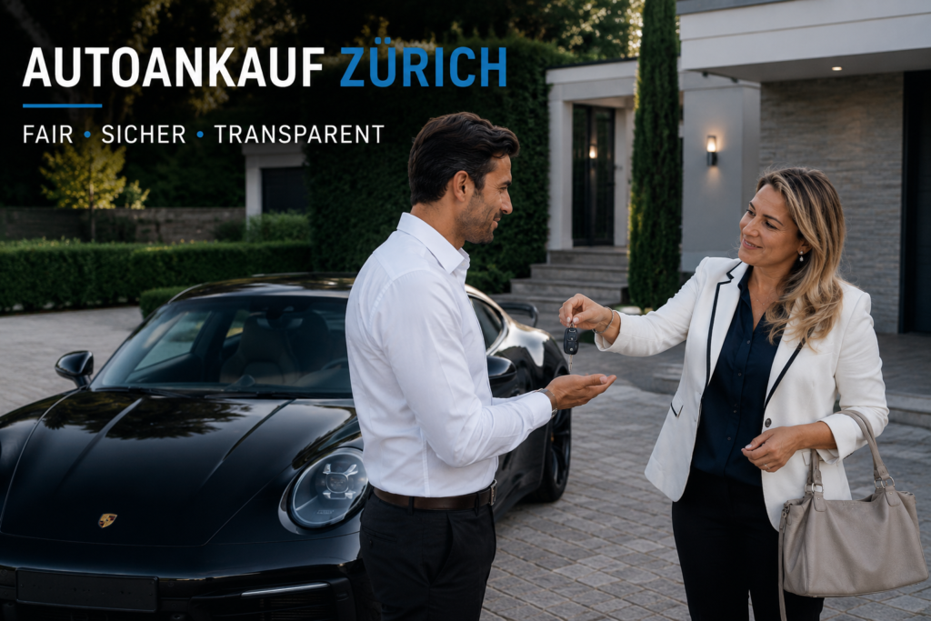 Autoankauf in Zürich mit kostenloser Fahrzeugabholung und fairer Bewertung